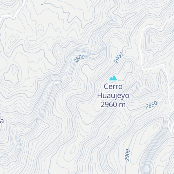 Map of Cerro Condoray