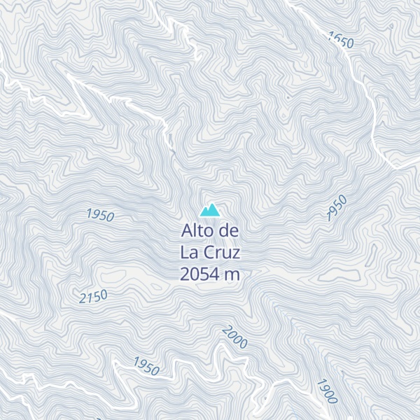 Map of Alto de La Cruz