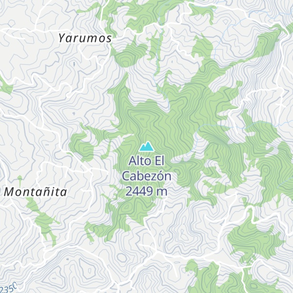 Map of Alto El Cabezón