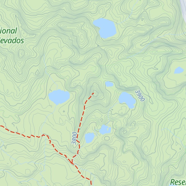 Map of Cerro El Gabillo (Cerro de Los Micos)