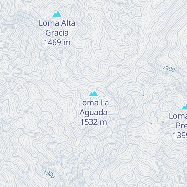 Map of Loma La Aguada