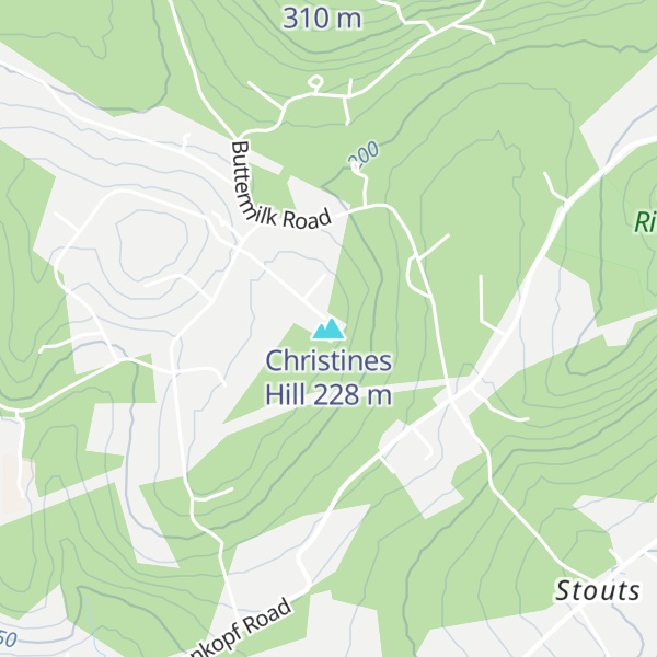 Map of Christines Hill