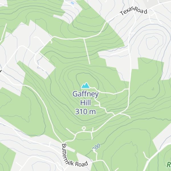 Map of Gaffney Hill