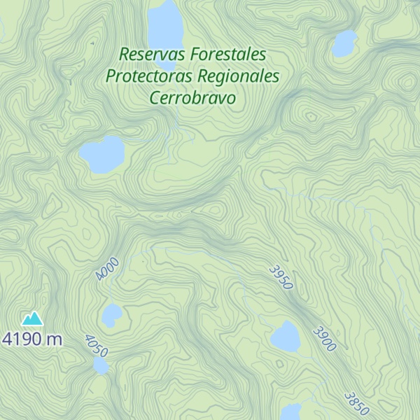 Map of Cuchilla Morro Negro