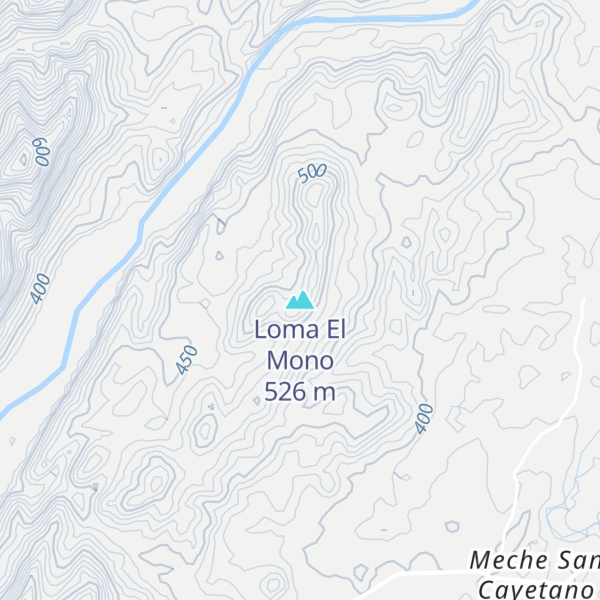 Map of Loma El Mono