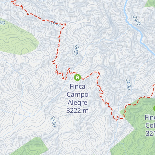 Map of Finca Campo Alegre