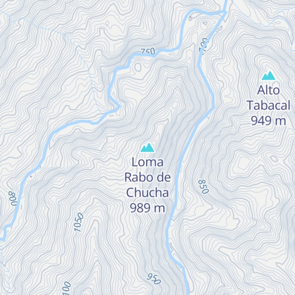 Map of Loma Rabo de Chucha