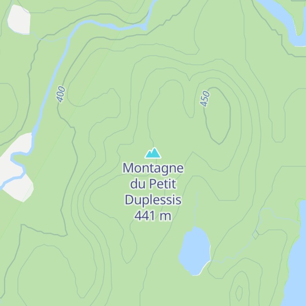Map of Montagne du Petit Duplessis