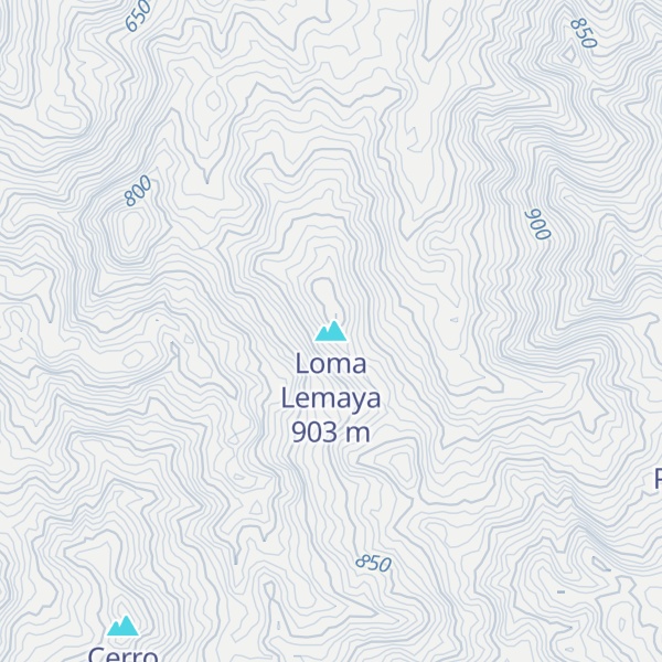 Map of Loma Lemaya
