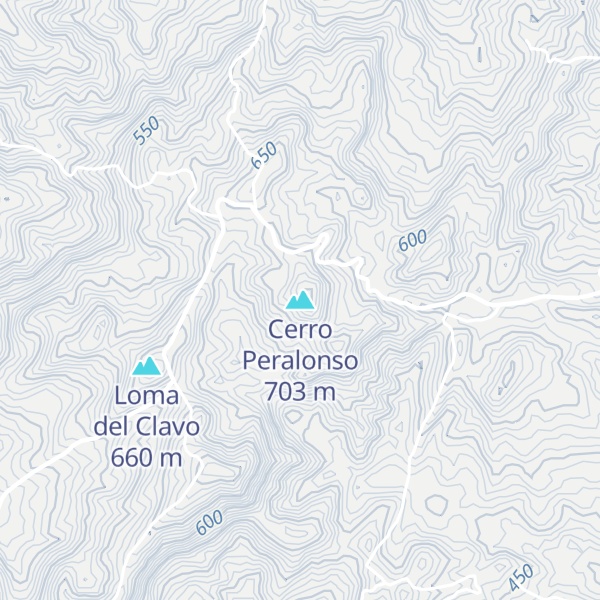 Map of Cerro  Peralonso