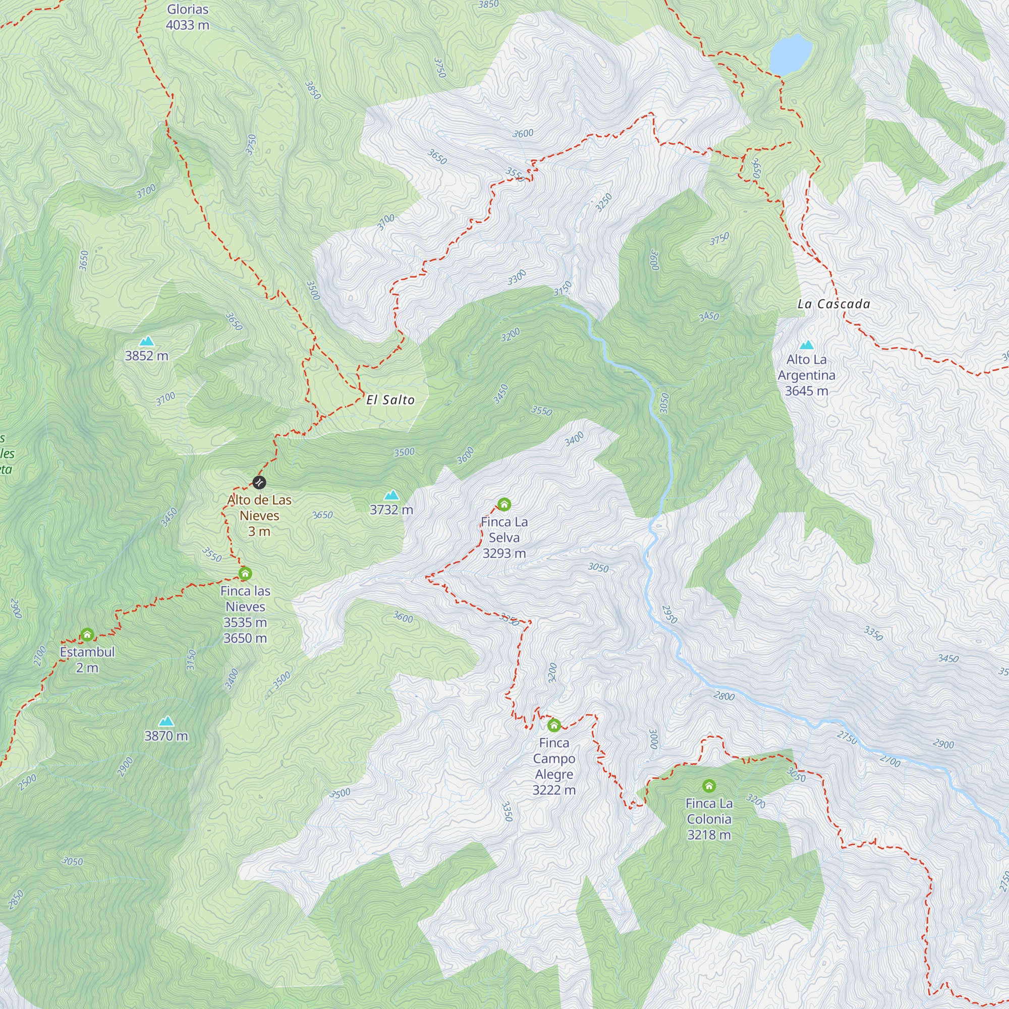 Finca La Selva map