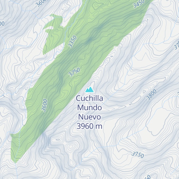 Map of Cuchilla Mundo Nuevo