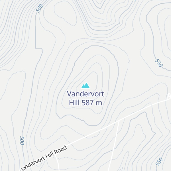 Map of Vandervort Hill