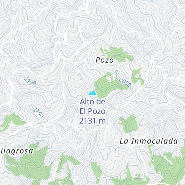 Map of Alto de El Pozo