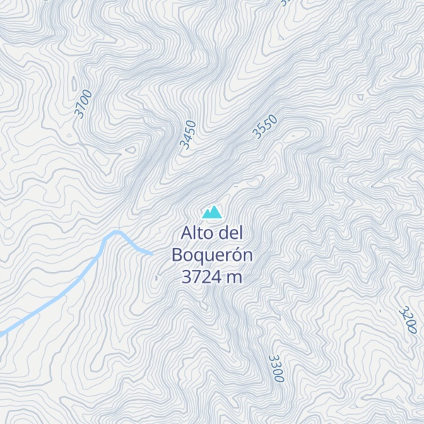 Map of Alto del Boquerón