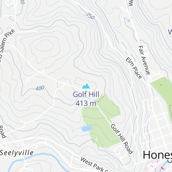 Map of Golf Hill
