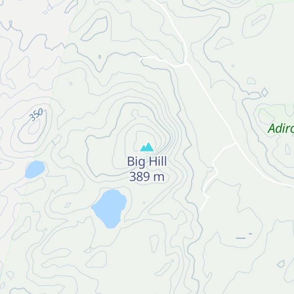 Map of Big Hill
