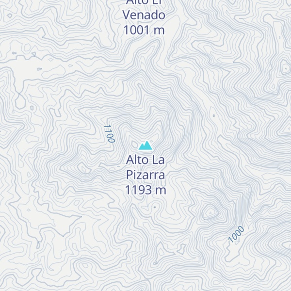 Map of Alto La Pizarra