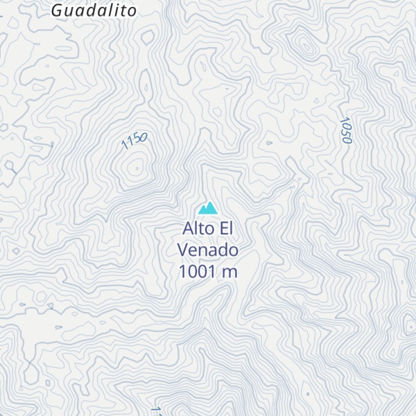 Map of Alto El Venado