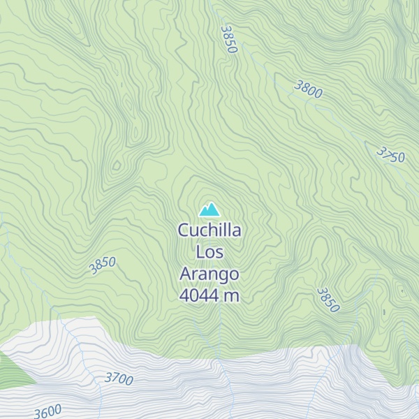 Map of Cuchilla Los Arango