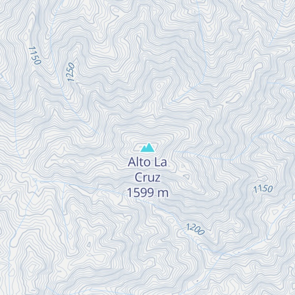 Map of Alto La Cruz