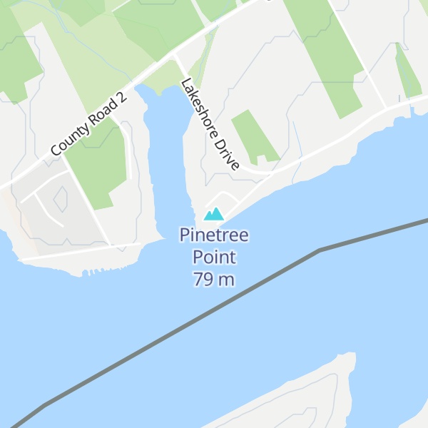 Map of Pinetree Point