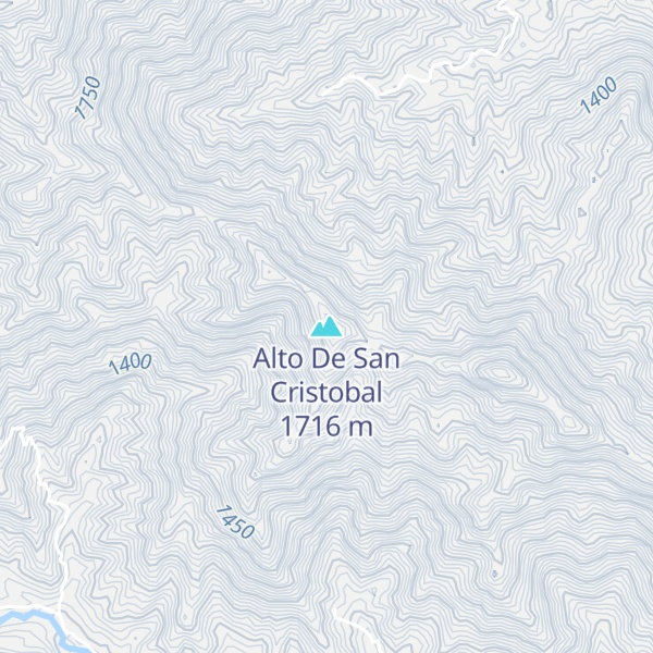 Map of Alto De San Cristobal