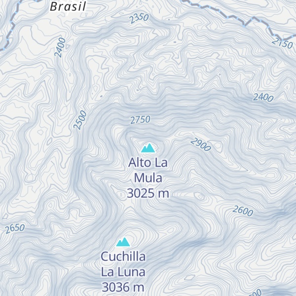 Map of Alto La Mula