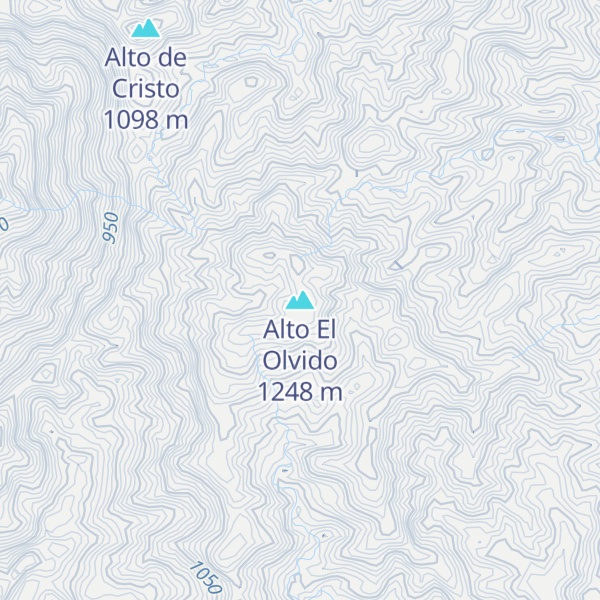 Map of Alto El Olvido