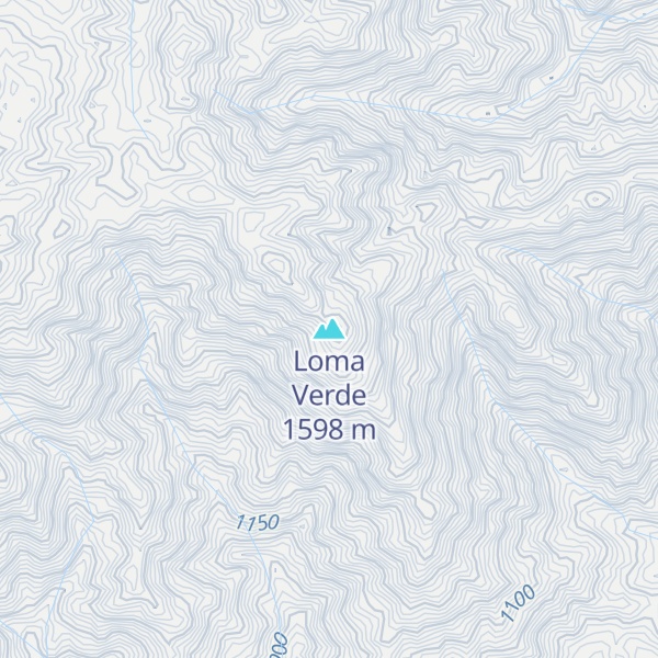 Map of Loma Verde