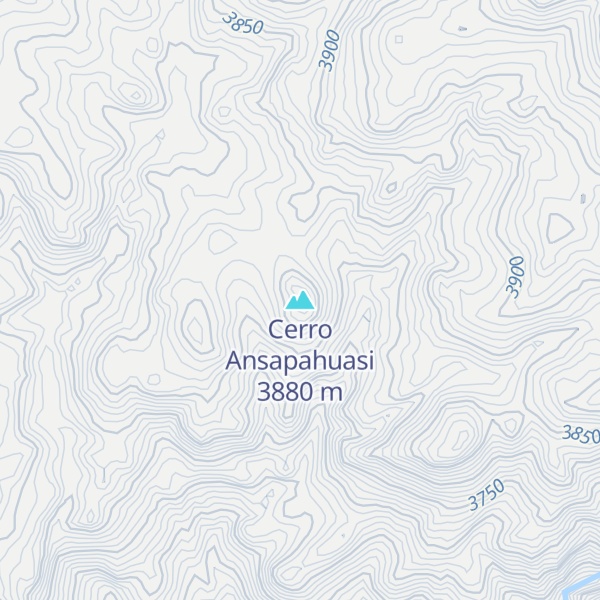 Map of Cerro Ansapahuasi