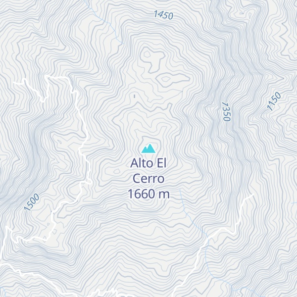 Map of Alto El Cerro