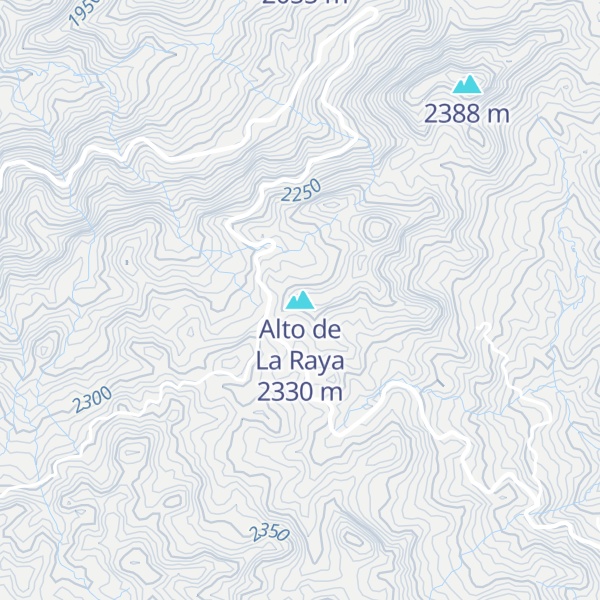 Map of Alto de La Raya