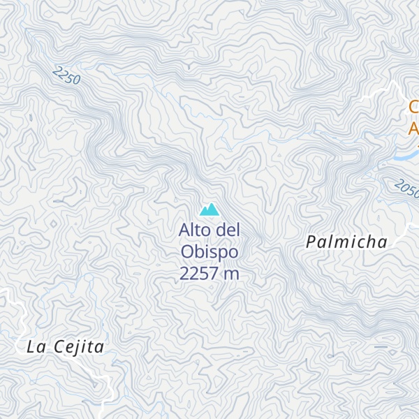 Map of Alto del Obispo
