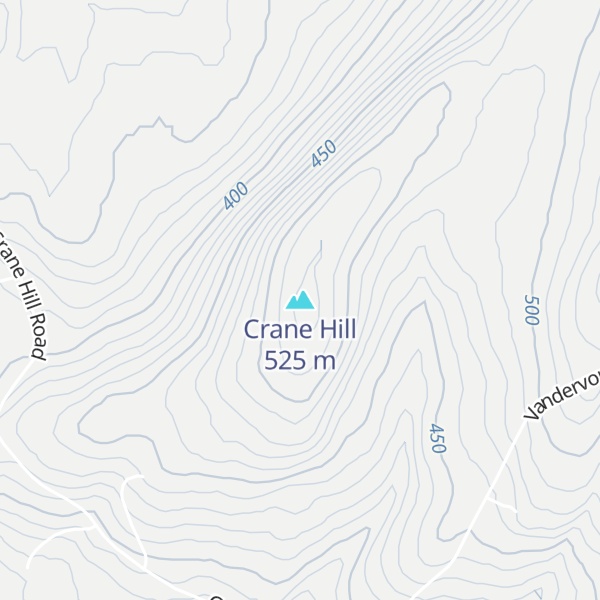 Map of Crane Hill