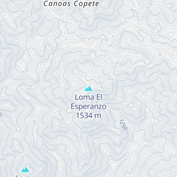Map of Loma El Esperanzo