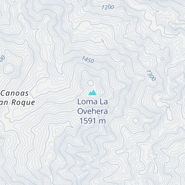Map of Loma La Ovehera