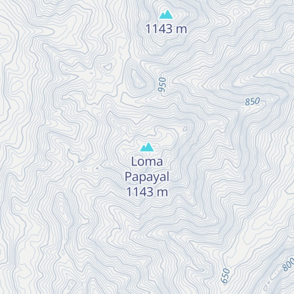 Map of Loma Papayal