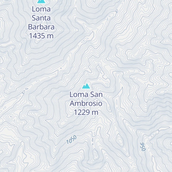 Map of Loma San Ambrosio