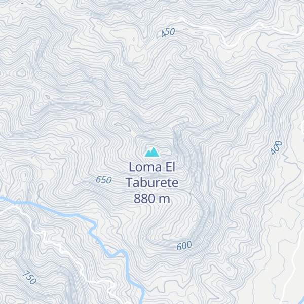 Map of Loma El Taburete
