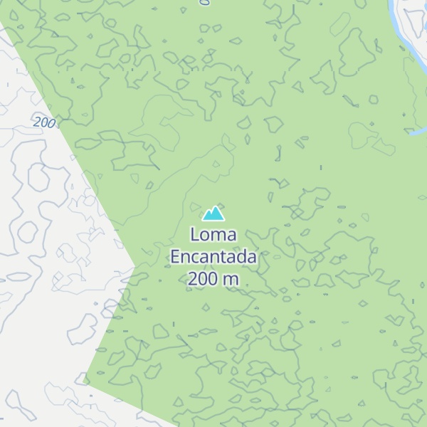 Map of Loma Encantada