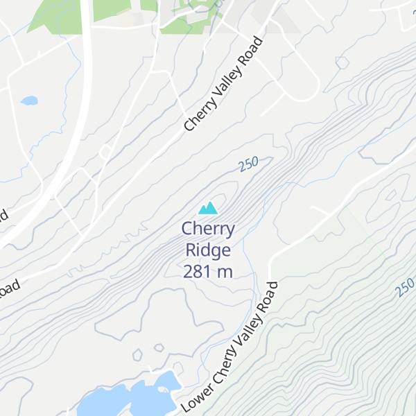 Map of Cherry Ridge