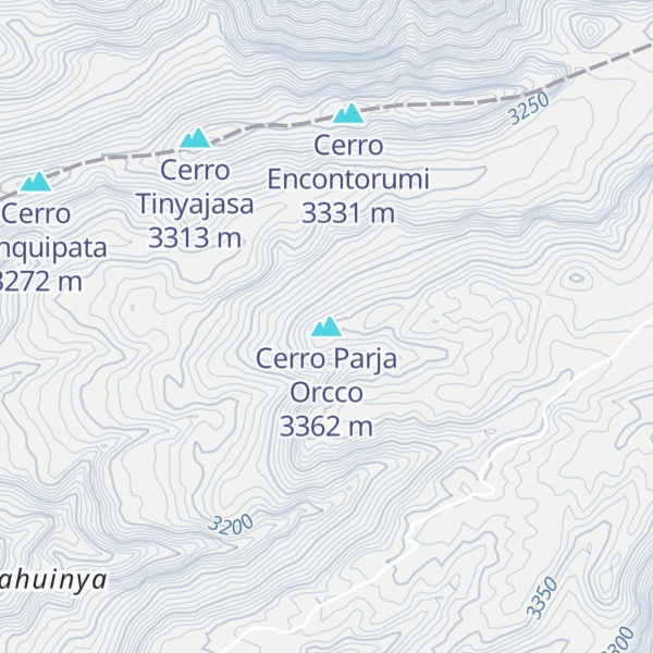Map of Cerro Parja Orcco