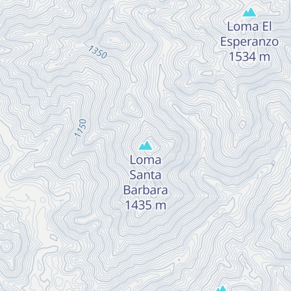 Map of Loma Santa Barbara