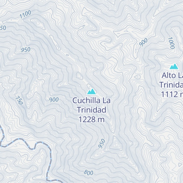 Map of Cuchilla La Trinidad