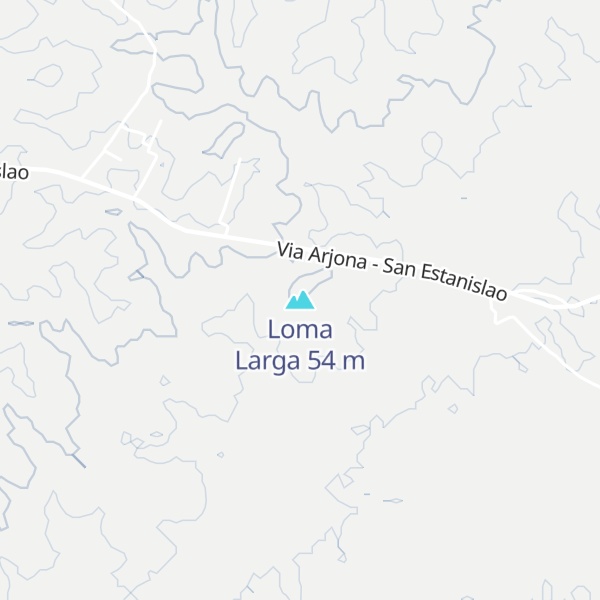Map of Loma Larga
