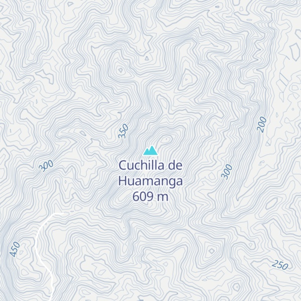 Map of Cuchilla de Huamanga