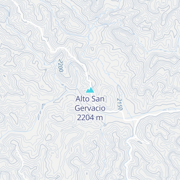 Map of Alto San Gervacio