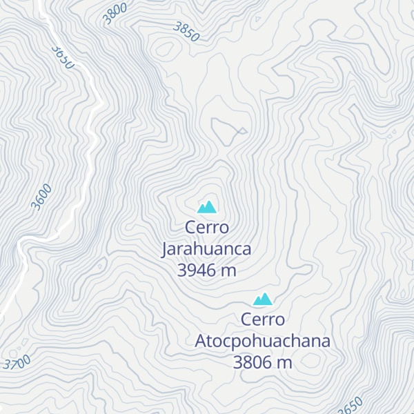 Map of Cerro Jarahuanca