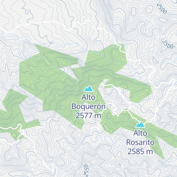 Map of Alto Boquerón
